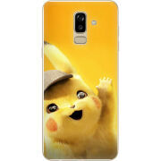 Чехол U-print Samsung J810 Galaxy J8 2018 Pikachu