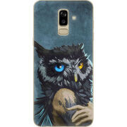 Чехол U-print Samsung J810 Galaxy J8 2018 Owl Woman