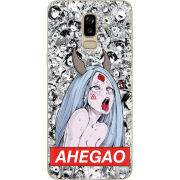 Чехол U-print Samsung J810 Galaxy J8 2018 Ahegao