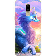 Чехол U-print Samsung J810 Galaxy J8 2018 Дракон Сісу