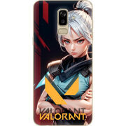 Чехол U-print Samsung J810 Galaxy J8 2018 Valorant Джет