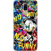 Чехол U-print Samsung J810 Galaxy J8 2018 no money no funny