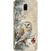 Чехол U-print Samsung J810 Galaxy J8 2018 Christmas Owl