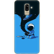 Чехол U-print Samsung J810 Galaxy J8 2018 Galaxy Art