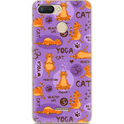 Чехол U-print Xiaomi Redmi 6 Yoga Cat