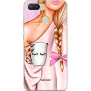 Чехол U-print Xiaomi Redmi 6 Morning Coffee