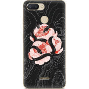 Чехол U-print Xiaomi Redmi 6 Snake Rose