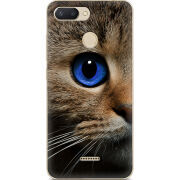 Чехол U-print Xiaomi Redmi 6 Cat's Eye