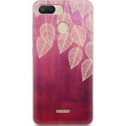 Чехол U-print Xiaomi Redmi 6 Gold Leaves