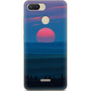 Чехол U-print Xiaomi Redmi 6 Cold Red Light