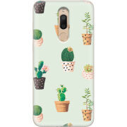 Чехол U-print Meizu M6T L-green Cacti