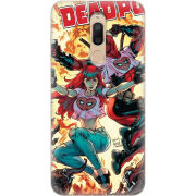 Чехол U-print Meizu M6T Deadpool and Mary Jane