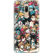 Чехол U-print Meizu M6T Anime Stickers
