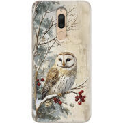 Чехол U-print Meizu M6T Christmas Owl