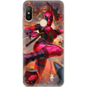 Чехол U-print Xiaomi Mi A2 Lite Woman Deadpool
