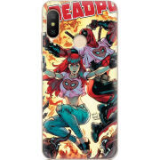 Чехол U-print Xiaomi Mi A2 Lite Deadpool and Mary Jane