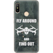 Чехол U-print Xiaomi Mi A2 Lite Дрон Fly Around