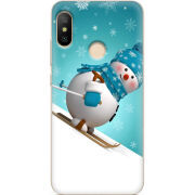 Чехол U-print Xiaomi Mi A2 Lite Skier Snowman