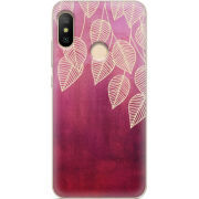 Чехол U-print Xiaomi Mi A2 Lite Gold Leaves