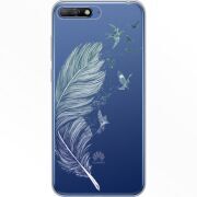 Прозрачный чехол Uprint Huawei Y6 2018 Feather