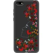 Черный чехол Uprint Huawei Y5 2018 / Honor 7A 3D Ukrainian Muse