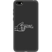 Черный чехол Uprint Huawei Y5 2018 / Honor 7A Pew Pew