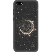 Черный чехол Uprint Huawei Y5 2018 / Honor 7A Moon