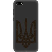 Черный чехол Uprint Huawei Y5 2018 / Honor 7A Ukrainian Trident