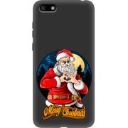 Черный чехол Uprint Huawei Y5 2018 / Honor 7A Cool Santa