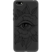 Черный чехол Uprint Huawei Y5 2018 / Honor 7A Eye