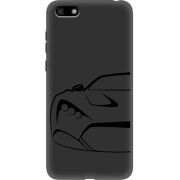 Черный чехол Uprint Huawei Y5 2018 / Honor 7A Sportcar