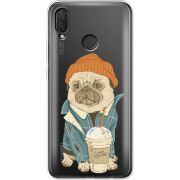 Прозрачный чехол Uprint Huawei P Smart Plus Dog Coffeeman