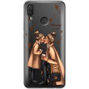 Прозрачный чехол Uprint Huawei P Smart Plus Mommy Is My BFF