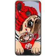 Прозрачный чехол Uprint Huawei P Smart Plus Winter Puggy