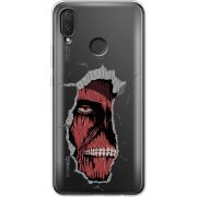 Прозрачный чехол Uprint Huawei P Smart Plus Нападение Титана