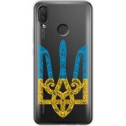 Прозрачный чехол Uprint Huawei P Smart Plus Gold Trident