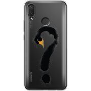 Прозрачный чехол Uprint Huawei P Smart Plus Swan question