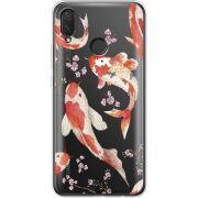 Прозрачный чехол Uprint Huawei P Smart Plus Japanese Koi Fish