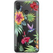 Прозрачный чехол Uprint Huawei P Smart Plus Tropical