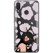 Прозрачный чехол Uprint Huawei P Smart Plus Meow