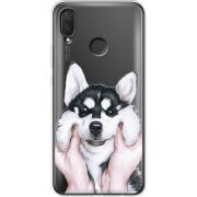 Прозрачный чехол Uprint Huawei P Smart Plus Husky