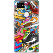 Чехол Uprint Google Pixel 2 XL Sneakers
