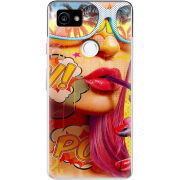 Чехол Uprint Google Pixel 2 XL Yellow Girl Pop Art