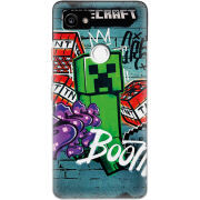Чехол Uprint Google Pixel 2 XL Minecraft Graffiti