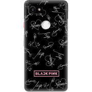 Чехол Uprint Google Pixel 2 XL Blackpink автограф