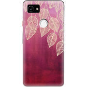Чехол Uprint Google Pixel 2 XL Gold Leaves
