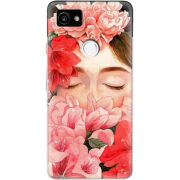 Чехол Uprint Google Pixel 2 XL Girl in Flowers