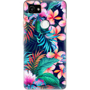 Чехол Uprint Google Pixel 2 XL flowers in the tropics