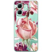 Прозорий чохол BoxFace Infinix Hot 50i Rose