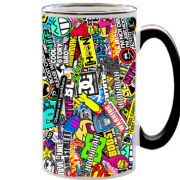 Чашка тест Multicolored Inscriptions